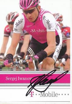 Sergej Iwanow  Team Telekom   Radsport  Autogrammkarte original signiert 