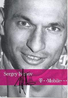 Sergey Ivanov  Team Telekom   Radsport  Autogrammkarte original signiert 