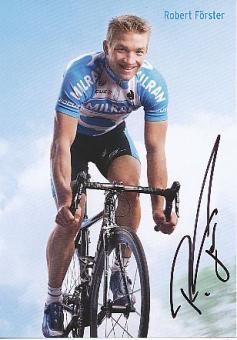 Robert Förster  Team Milram   Radsport  Autogrammkarte original signiert 