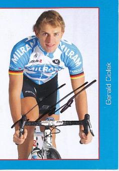 Gerald Ciolek  Team Milram   Radsport  Autogrammkarte original signiert 