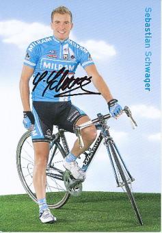 Sebastian Schwager  Team Milram   Radsport  Autogrammkarte original signiert 