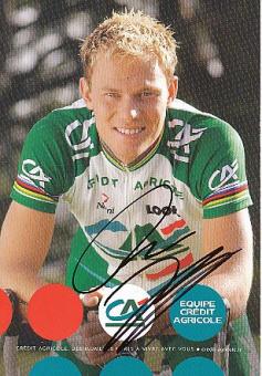 Thor Hushovd  Team Equipe Credit Agricole  Radsport  Autogrammkarte original signiert 