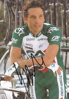 Christophe Le Mevel  Team Equipe Credit Agricole  Radsport  Autogrammkarte original signiert 