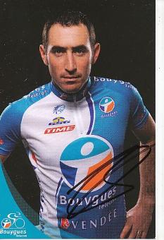 Jerome Pineau  Team Bouygues  Radsport  Autogrammkarte original signiert 