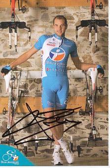 Olivier Bonnaire  Team Bouygues  Radsport  Autogrammkarte original signiert 