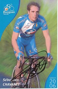 Sebastien Chavanel  Team Bouygues  Radsport  Autogrammkarte original signiert 