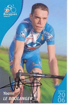 Yoann Le Boulanger  Team Bouygues  Radsport  Autogrammkarte original signiert 