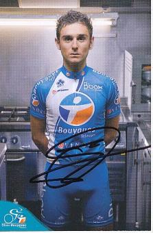 Perrig Quemeneur  Team Bouygues  Radsport  Autogrammkarte original signiert 