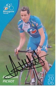 Alexandre Pichot  Team Bouygues  Radsport  Autogrammkarte original signiert 