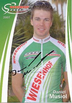 Daniel Musiol  Team Wiesenhof  Radsport  Autogrammkarte original signiert 