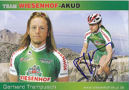 Gerhard Trampusch  Team Wiesenhof  Radsport  Autogrammkarte original signiert 