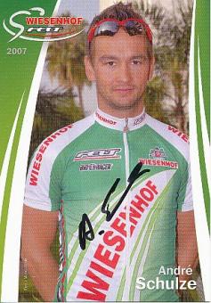 Andre Schulze  Team Wiesenhof  Radsport  Autogrammkarte original signiert 