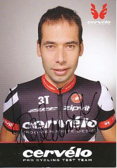 Inigo Cuesta  Team Cervelo  Radsport  Autogrammkarte original signiert 