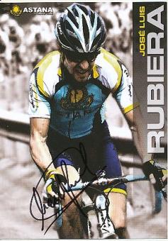 Jose Luis Rubiera  Team Astana  Radsport  Autogrammkarte original signiert 