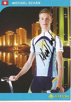 Michael Schär  Team Astana  Radsport  Autogrammkarte original signiert 