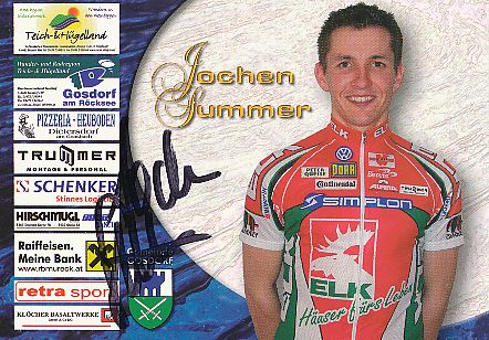 Jochen Summer  Team ELK  Radsport  Autogrammkarte original signiert 