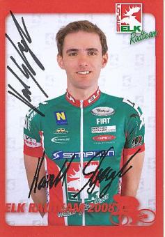 Harald Starzengruber  Team ELK  Radsport  Autogrammkarte original signiert 