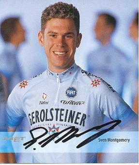 Sven Montgomery  Team Gerolsteiner  Radsport  Autogrammkarte original signiert 