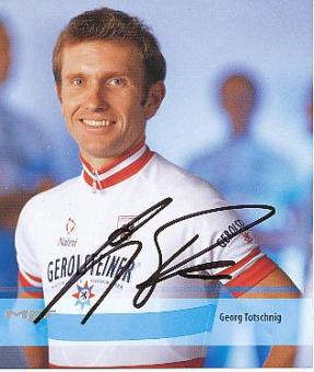 Georg Totschnig  Team Gerolsteiner  Radsport  Autogrammkarte original signiert 