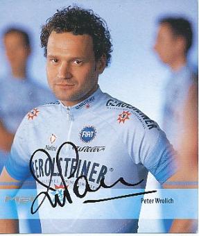 Peter Wrolich  Team Gerolsteiner  Radsport  Autogrammkarte original signiert 