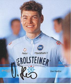 Uwe Hardter  Team Gerolsteiner  Radsport  Autogrammkarte original signiert 