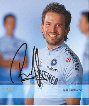 Rene Haselbacher  Team Gerolsteiner  Radsport  Autogrammkarte original signiert 