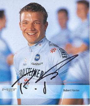 Robert Förster  Team Gerolsteiner  Radsport  Autogrammkarte original signiert 
