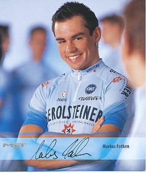 Markus Fothen  Team Gerolsteiner  Radsport  Autogrammkarte original signiert 