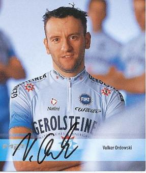 Volker Ordowski  Team Gerolsteiner  Radsport  Autogrammkarte original signiert 