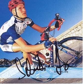 Sebastian Lang  Team Gerolsteiner  Radsport  Autogrammkarte original signiert 