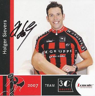 Holger Sievers  Team 3C  Radsport  Autogrammkarte original signiert 