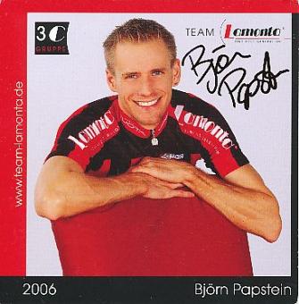 Björn Papstein  Team 3C  Radsport  Autogrammkarte original signiert 