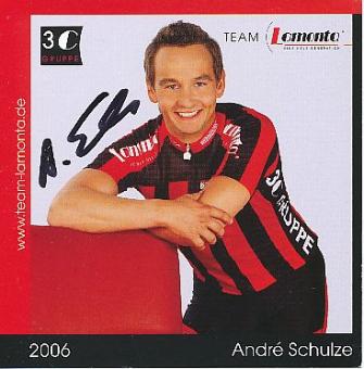 Andre Schulze  Team 3C  Radsport  Autogrammkarte original signiert 