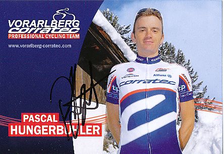 Pascal Hungerbühler  Team Voralberg  Radsport  Autogrammkarte original signiert 