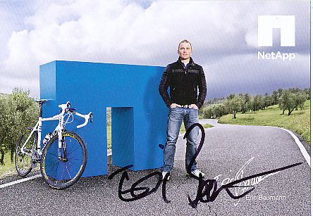 Eric Baumann  Team NetApp  Radsport  Autogrammkarte original signiert 
