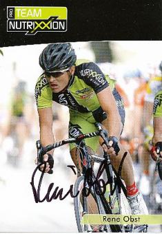 Rene Obst  Team Nutrixxion  Radsport  Autogrammkarte original signiert 