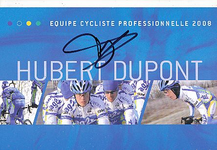 Hubert Dupont   Team Illes Baleares  Radsport  Autogrammkarte original signiert 