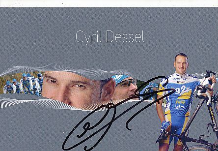 Cyril Dessel  Team Illes Baleares  Radsport  Autogrammkarte original signiert 