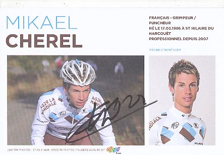 Mikael Cherel  Team Illes Baleares  Radsport  Autogrammkarte original signiert 