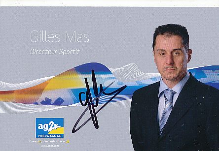 Gilles Mas  Team Illes Baleares  Radsport  Autogrammkarte original signiert 