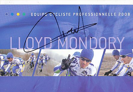 Lloyd Mondory  Team Illes Baleares  Radsport  Autogrammkarte original signiert 