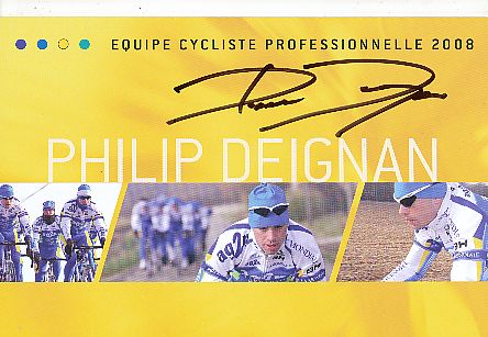 Philip Deignan  Team Illes Baleares  Radsport  Autogrammkarte original signiert 