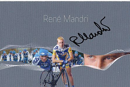 Rene Mandri  Team Illes Baleares  Radsport  Autogrammkarte original signiert 