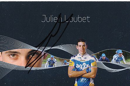 Julien Loubet  Team Illes Baleares  Radsport  Autogrammkarte original signiert 