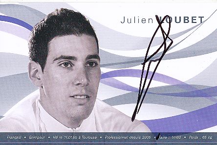 Julien Loubet  Team Illes Baleares  Radsport  Autogrammkarte original signiert 