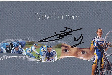Blaise Sonnery  Team Illes Baleares  Radsport  Autogrammkarte original signiert 