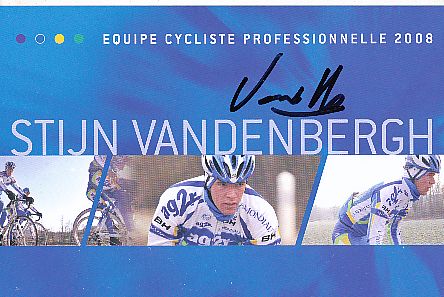 Stijn Vandenbergh  Team Illes Baleares  Radsport  Autogrammkarte original signiert 