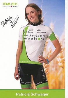 Patricia Schwager   Radsport  Autogrammkarte original signiert 