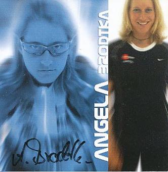 Angela Brodtka  Radsport  Autogrammkarte original signiert 