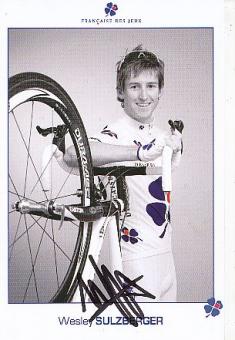 Wesley Sulzberger  Team FDJ  Radsport  Autogrammkarte original signiert 